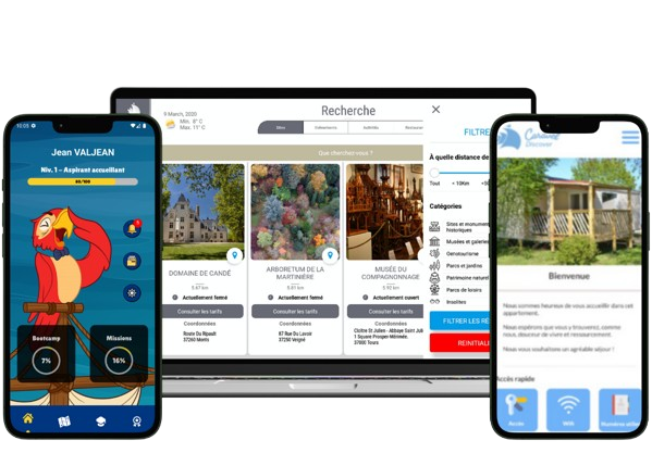 Application touristique Caravel Solution